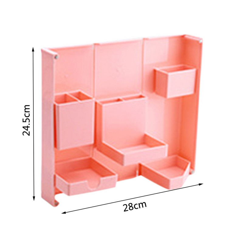 Makiažo konteinerio laikiklis kosmetikai didelės talpos kosmetikos laikymo dėžutės laikiklis darbalaukio papuošalų nagų lako makiažo stalčius