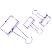 Paprastas metalinis tuščiavidurio uodegos sąvaržos sąvaržos laikiklis biuro rankos sąskaitos spalvos ilgas uodegos segtukas Studento bandomojo popieriaus laikiklis