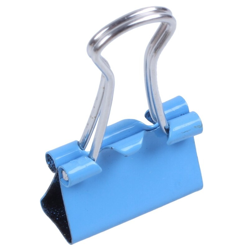 180 vnt metalinių įvairių spalvų failų segtuvų segtukai