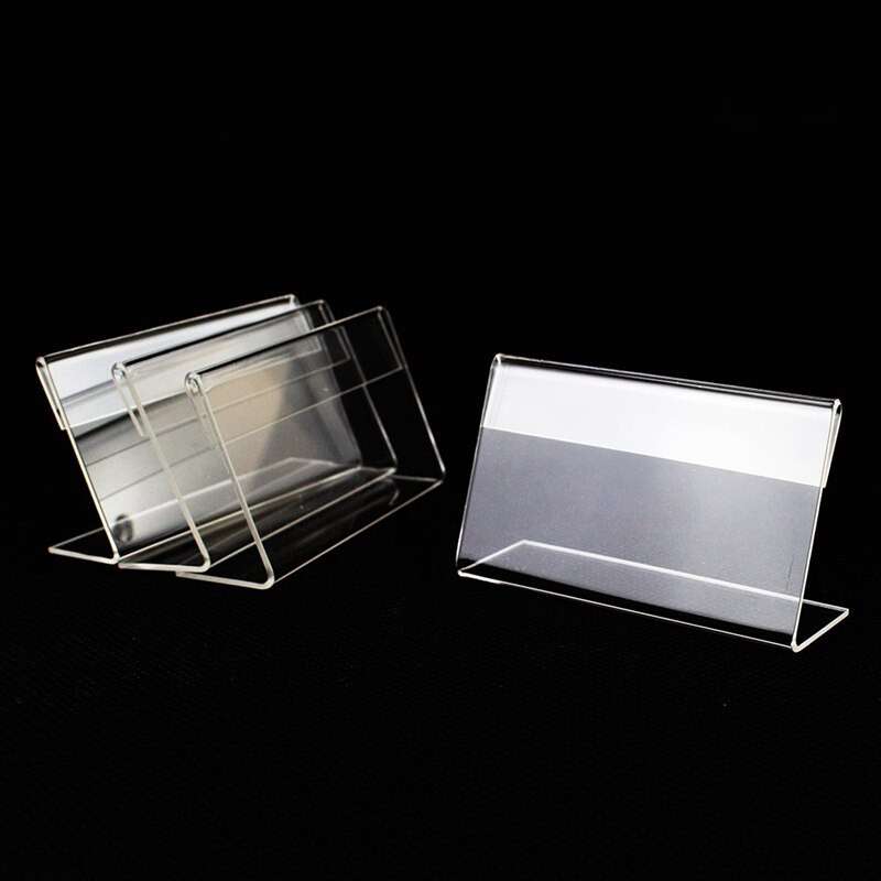 30 db tábla kijelzőtartó ár Névkártya címke Mini tábla címke pult felső állvány tok 6 cm x 4 cm