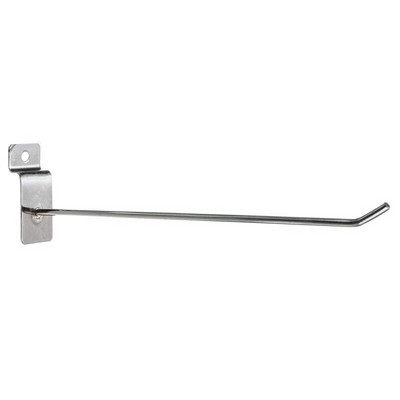 25 x Slatwall Single Hook Pin Shop Display fitting Prong akasztó