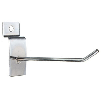 25 x Slatwall Single Hook Pin Shop Display fitting Prong akasztó