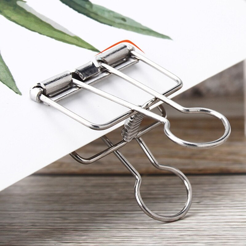 Nerūdijančio plieno rišiklis tuščiaviduris ilgauodegis vielos rišiklis naudojamas biuro studijoms (10 vidutinių + 10 mažų)