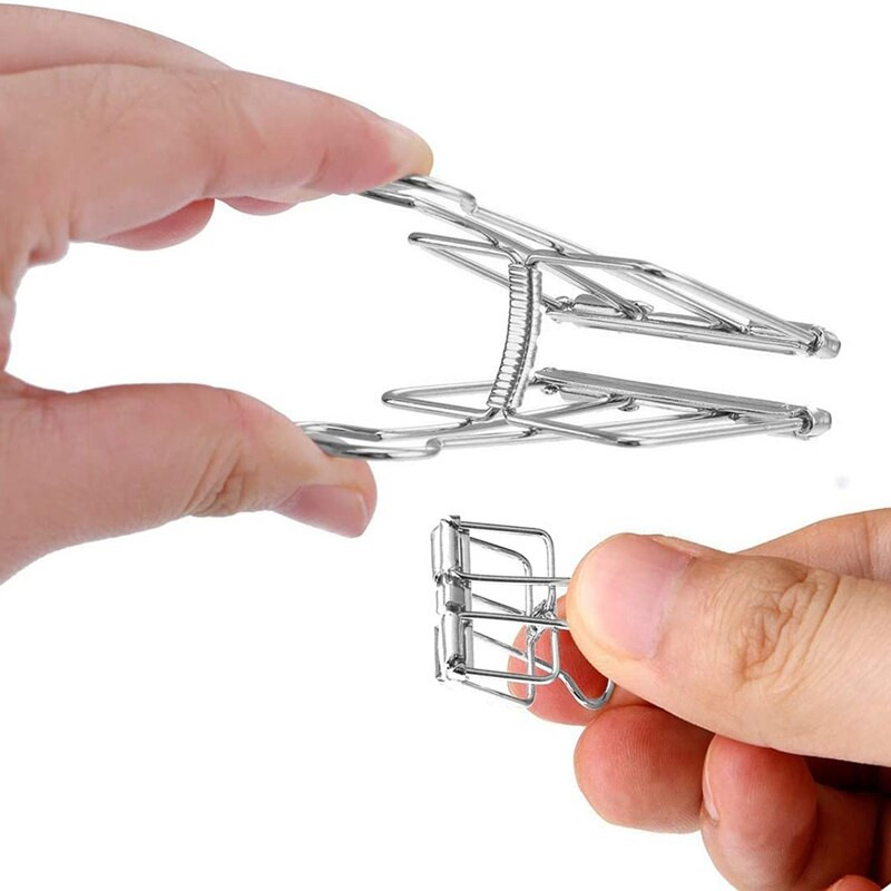 Nerūdijančio plieno rišiklis tuščiaviduris ilgauodegis vielos rišiklis naudojamas biuro studijoms (10 vidutinių + 10 mažų)