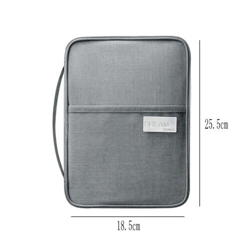 Vandeniui atsparus paso laikiklis Kelioninė piniginė Didelė kreditinių kortelių piniginės Tvarkyklės kelionių priedai Dokumentų krepšys Kortelės laikiklis 393