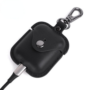 Δερμάτινη θήκη για Apple 2 Αξεσουάρ για 1 2 Θήκη Κλειδί Τσάντα αποθήκευσης Πολυτελές κάλυμμα ακουστικών με μπρελόκ
