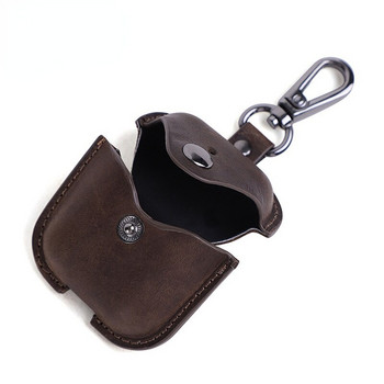 Δερμάτινη θήκη για Apple 2 Αξεσουάρ για 1 2 Θήκη Κλειδί Τσάντα αποθήκευσης Πολυτελές κάλυμμα ακουστικών με μπρελόκ
