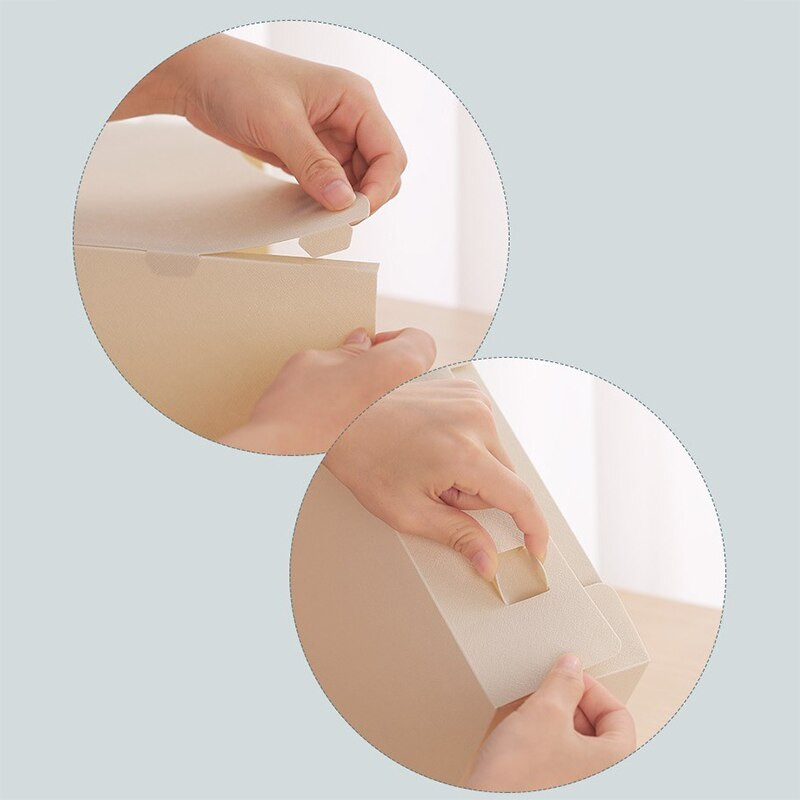 Кутия за съхранение на файлове за офис документи Сгъваема настолна кутия за съхранение на книги Офис консумативи