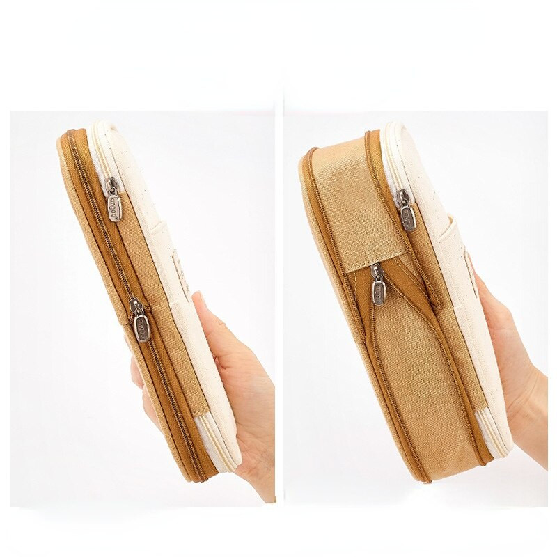 Kišeninis pieštukų dėklas, sulankstomas raštinės reikmenų laikymo krepšys, kosmetikos kelionių studentų mokyklos organizatorius