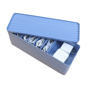 Кабел за данни Кутия за съхранение Пластмасови кабели Органайзер Отделение Настолен калъф Държач за писалка Настолен органайзер Съхранение Настолен органайзер