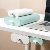 Lipnus pieštukų dėklas po rašomuoju stalčiumi.