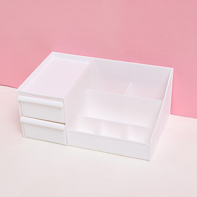 Rašomojo stalo priedai Biuro stalas Organizatorius Kanceliarinės prekės Bendrabučio šepetėlių stovas rašikliams Tvarkyklės darbastalio makiažo laikymo dėžutė