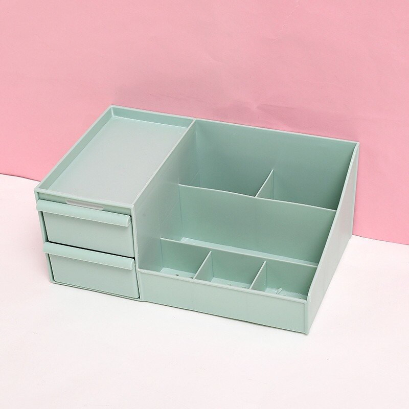 Rašomojo stalo priedai Biuro stalas Organizatorius Kanceliarinės prekės Bendrabučio šepetėlių stovas rašikliams Tvarkyklės darbastalio makiažo laikymo dėžutė