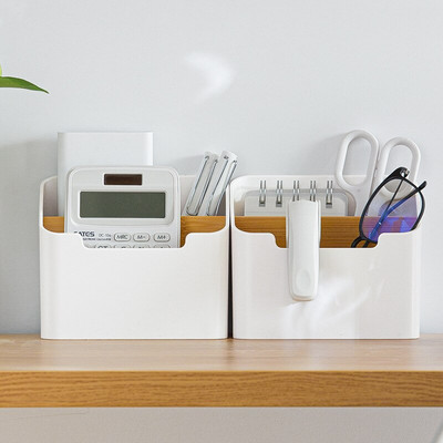 Simplicity Desk Organizer Γραφείο Θήκη Αποθήκευσης Επιτραπέζιο Μολύβι Στυλό Sundries Κουτί για Badge Stationery Σχολική επιστολή