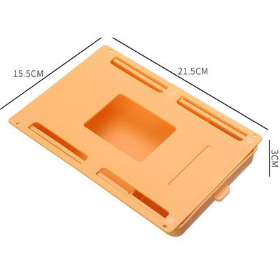 Lipni laikymo dėžutė po rašomuoju stalčiumi biuro rašiklio laikikliui Paslėptas makiažo dėklas, raštinės reikmenys