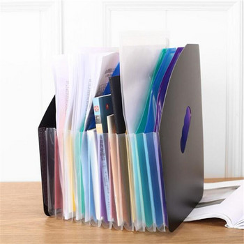 Φάκελος A4 School Office Data Management Folder Storage Plastic Stand 13 Layer Rainbow Inner Page Storage Folder