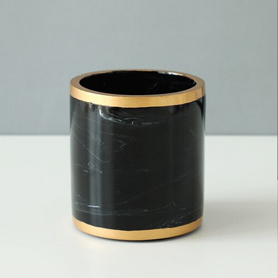 Dervos marbelizo rašiklio laikiklis Rašomasis stovas puodelis vaikiškam pieštuko laikiklio organizatoriui Mokyklos biuras mielas darbastalio namų dekoras