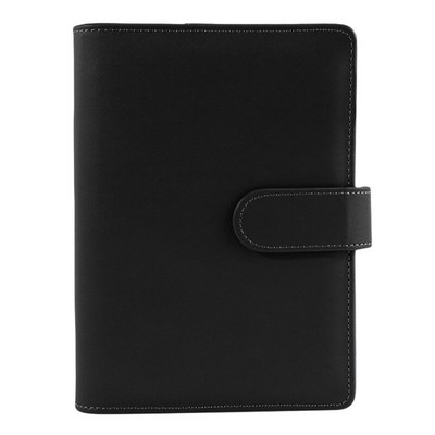 A6 segtuvų kišeninis krepšys su užtrauktuku Macaron nešiojamojo kompiuterio odinis PU laisvų lapų knygų grynųjų pinigų biudžetas rankinis žurnalas laikymo biudžetinis segtuvų planuotojas