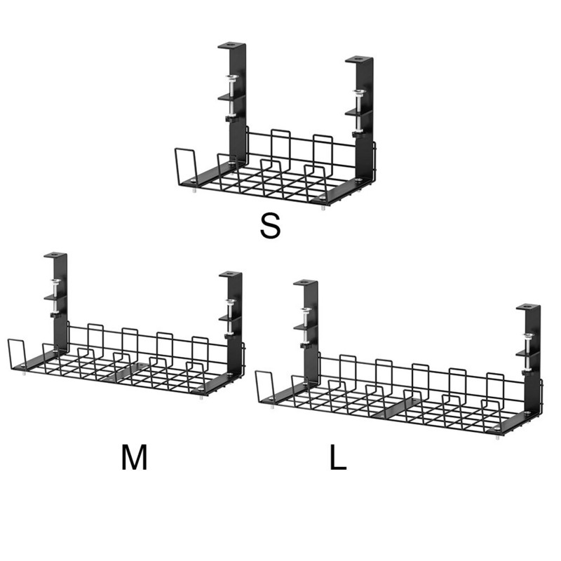 Magamistuba, suure mahutavusega lauaalune kaabel Organisaatori klambrikinnitus juhtmete haldamiseks Lihtne paigaldada Vastupidav ja ruumisäästlik