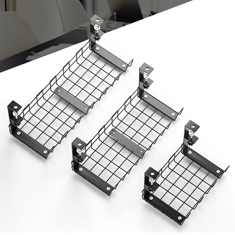 Magamistuba, suure mahutavusega lauaalune kaabel Organisaatori klambrikinnitus juhtmete haldamiseks Lihtne paigaldada Vastupidav ja ruumisäästlik