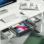 Öntapadó ceruzatartó Iroda íróasztal alatti fiókos asztal Rejtett tárolódoboz Irodaszer-szervező dobozok tollakhoz Notebook fiókos doboz