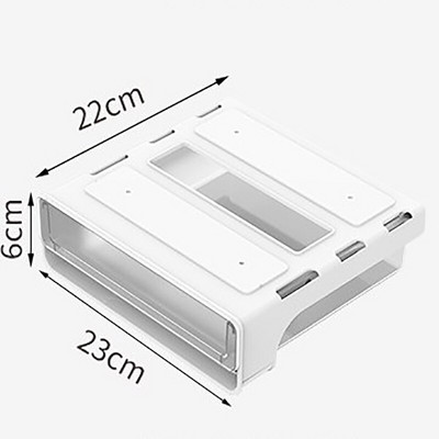 Öntapadó ceruzatartó Iroda íróasztal alatti fiókos asztal Rejtett tárolódoboz Irodaszer-szervező dobozok tollakhoz Notebook fiókos doboz