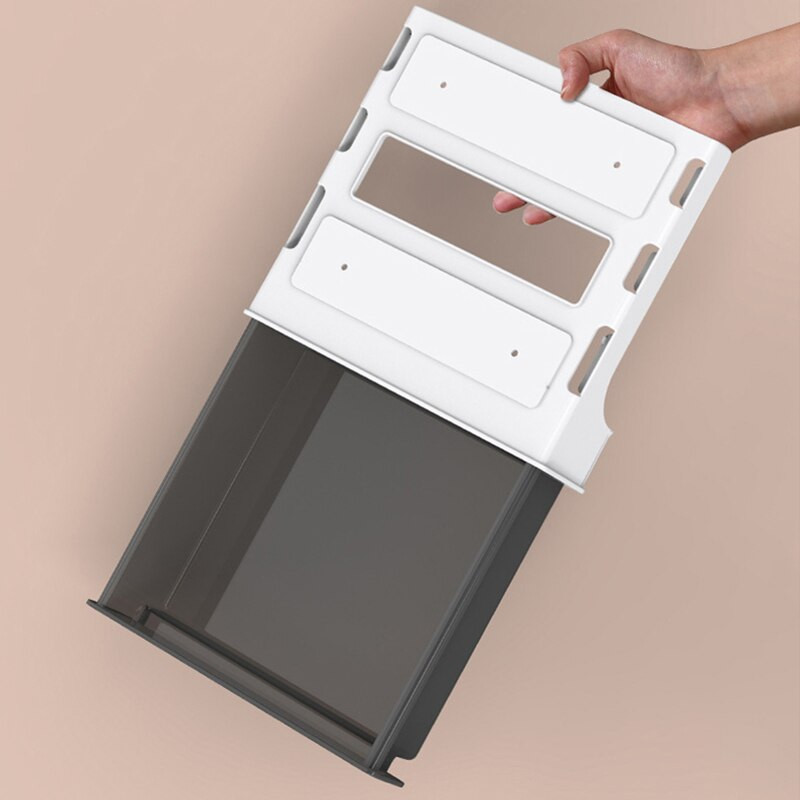 Öntapadó ceruzatartó Iroda íróasztal alatti fiókos asztal Rejtett tárolódoboz Irodaszer-szervező dobozok tollakhoz Notebook fiókos doboz