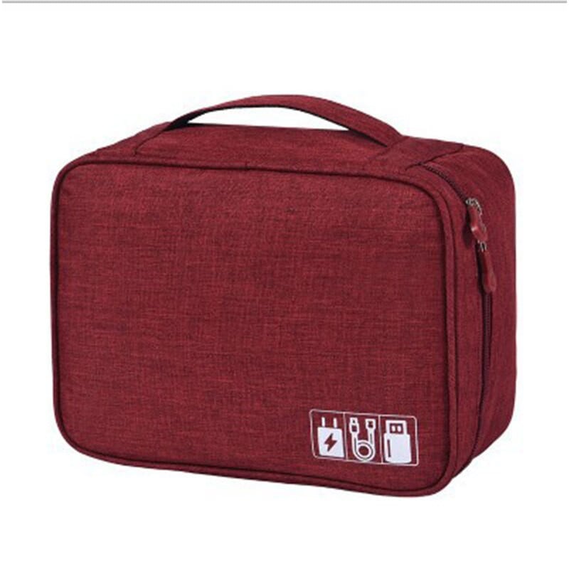 Naujas elektroninis laikymo krepšys katijoninis poliesterio duomenų kabelis laikymo krepšys daugiafunkcis skaitmeninis krepšys