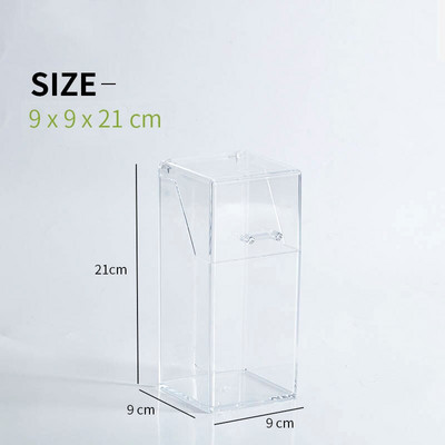 Organizator de birou. Cutie de depozitare pentru biroul de acasă, stilou multifuncțional transparent acrilic. Suport rezistent la praf. Depozitare papetărie