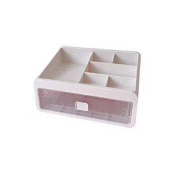 Настолна кутия за съхранение Тип чекмедже Канцеларски материали Бюро Организирайте Офис Шкаф Артефакт Грим Органайзер за козметика