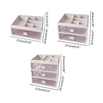 Desktop Storage Box Συρτάρι Τύπος γραφικής ύλης Desk Organize Ντουλάπι γραφείου Artifact Makeup Cosmetic Organizer