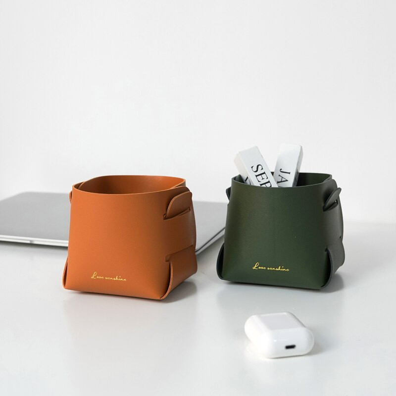 Nordic Ins odinė verandos raktų laikymo dėžė staliniams kompiuteriams kosmetikaNuotolinio valdymo pultelis Kavos staliukas Ausinės Įvairios prekės laikymo krepšelis