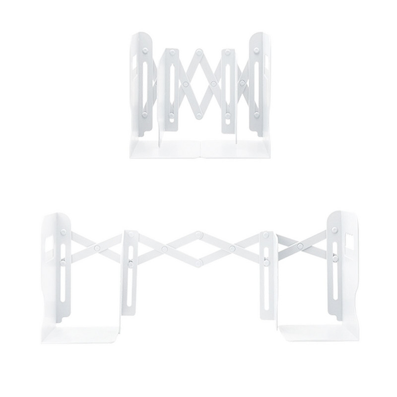Állítható könyvrögzítők Könyvállvány egy méretű, mindenkinek Bővíthető könyvállvány Hordozható összecsukható polc Teleszkópos könyves irodai eszköz