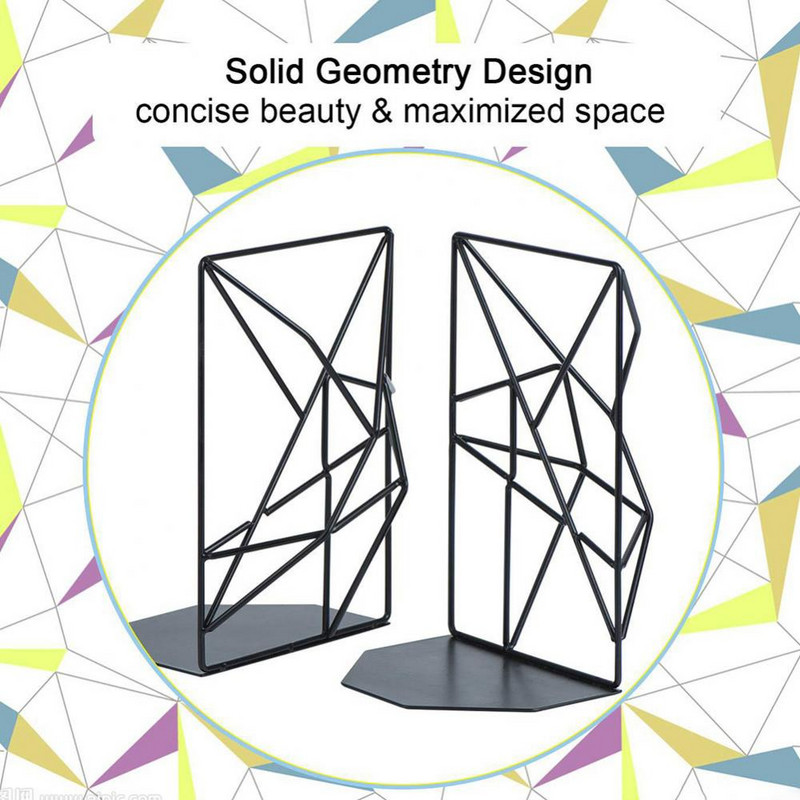 1 pora geometrinio dizaino Bookend stalinių knygų stovų Studijų namų biuro apdaila