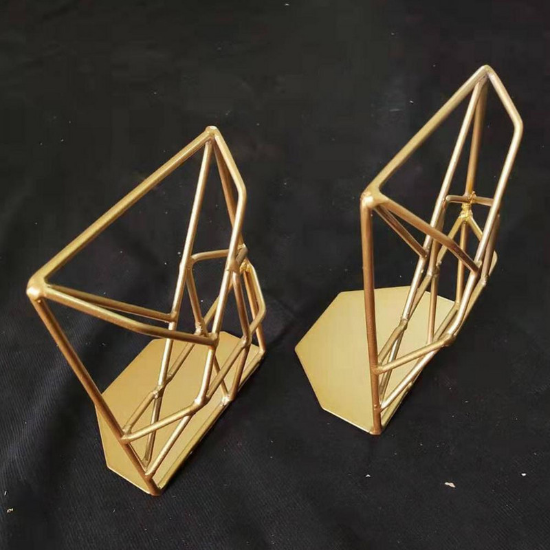 1 pora geometrinio dizaino Bookend stalinių knygų stovų Studijų namų biuro apdaila