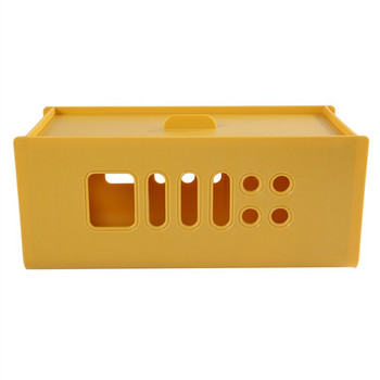 Кабелна кутия Кутия за съхранение с капак Издълбана пластмасова лента за захранващ контакт Органайзер за кабел Калъф Домакински офис Скривател за кабели