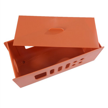 Кабелна кутия Кутия за съхранение с капак Издълбана пластмасова лента за захранващ контакт Органайзер за кабел Калъф Домакински офис Скривател за кабели