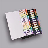 Kelių sluoksnių A4 aplanko duomenų knyga PP studentų bandomasis popierius saugojimo aplankas Muzikos balų klasifikacija Aplanko saugojimo maišelio saugojimo knyga