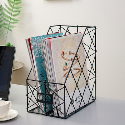 Северен вятър проста геометрия бюро лавица за книги офис консумативи настолна кутия за съхранение папка рафтове