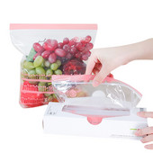 50 vnt./dėžutė Daugkartinis šviežio maisto laikymo krepšys Užsegamas užtrauktuku maišelis.