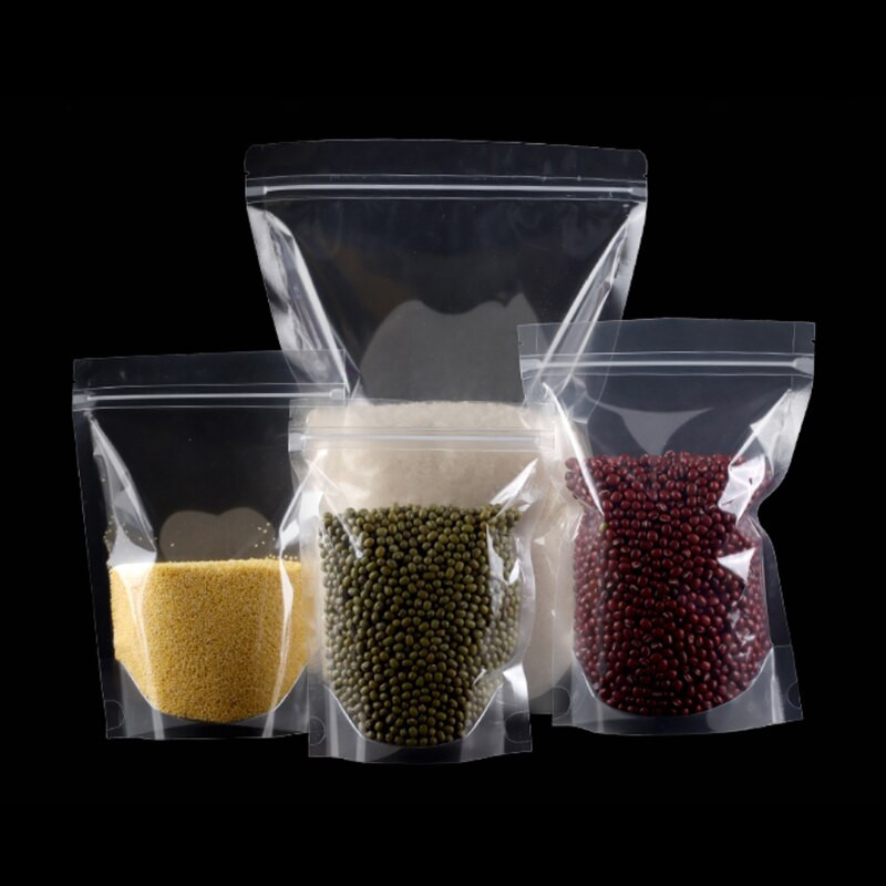 Galima pritaikyti pagal užsakymą Logotipas sutirštintas maistinis skaidrus stovimas užtrauktukas pakavimas riešutai užkandžiai arbatos saldainiai drėgmei atsparūs maišeliai