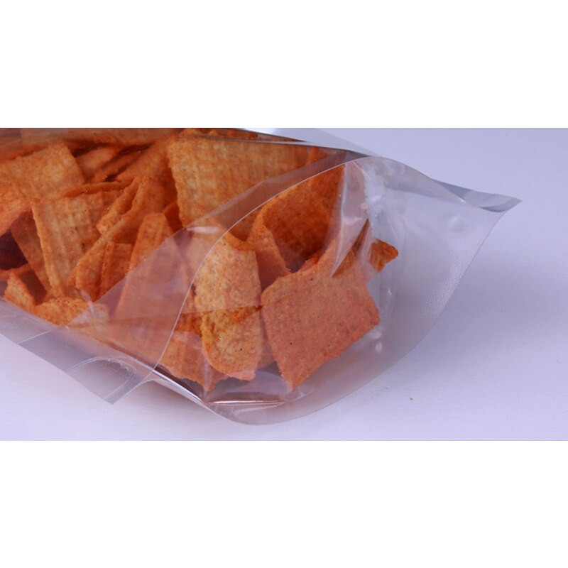 Galima pritaikyti pagal užsakymą Logotipas sutirštintas maistinis skaidrus stovimas užtrauktukas pakavimas riešutai užkandžiai arbatos saldainiai drėgmei atsparūs maišeliai