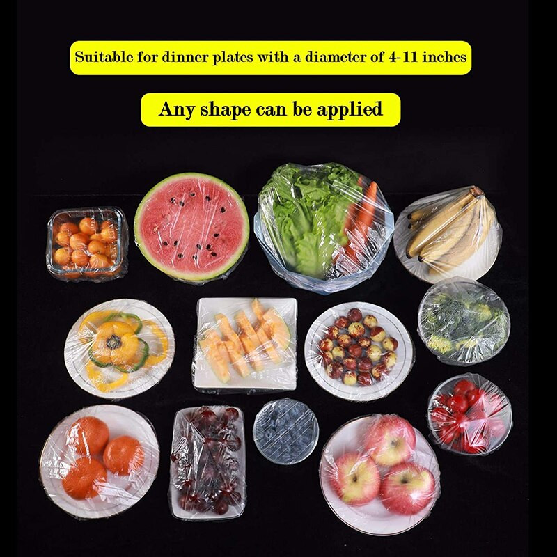 Daugkartinio naudojimo plastiko įvynioklis Šviežias laikymo maišeliai Elastingi PE maisto laikymo dangteliai Sandarinimas tamprus dubens dangčiai Virtuvės priedai Maisto įrankiai