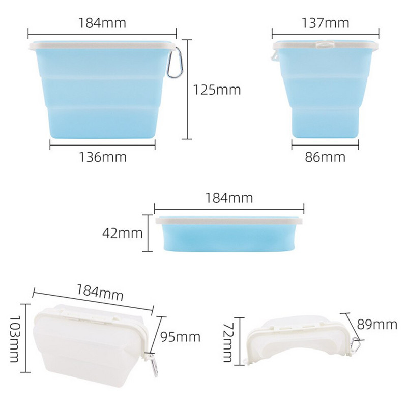 Az új szilikon frissentartó táska mikrohullámú sütőben melegítheti az ételt frissen tartó doboz hűtőszekrény szagtalanító tárolódoboz táska