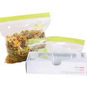 50 бр./чанта Затваряща се пластмасова обвивка с цип Свежи торбички Чанти за съхранение на храна Съхранение във фризер Органайзер за съхранение на закуски за пътуване