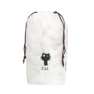 100 бр. Еднократно покритие за торба за храна Найлонова опаковка Найлонова торбичка Кухненски хладилник Свеж капак Прахоустойчив капак за храна