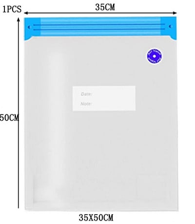 Sous Vide maišeliai Daugkartinio naudojimo BPA nemokami maisto vakuuminiai sandarikliai Vakuuminiai maišeliai su užtrauktuku, skirti džiovintiems vaisiams, daržovėms, maistui laikyti virtuvėje