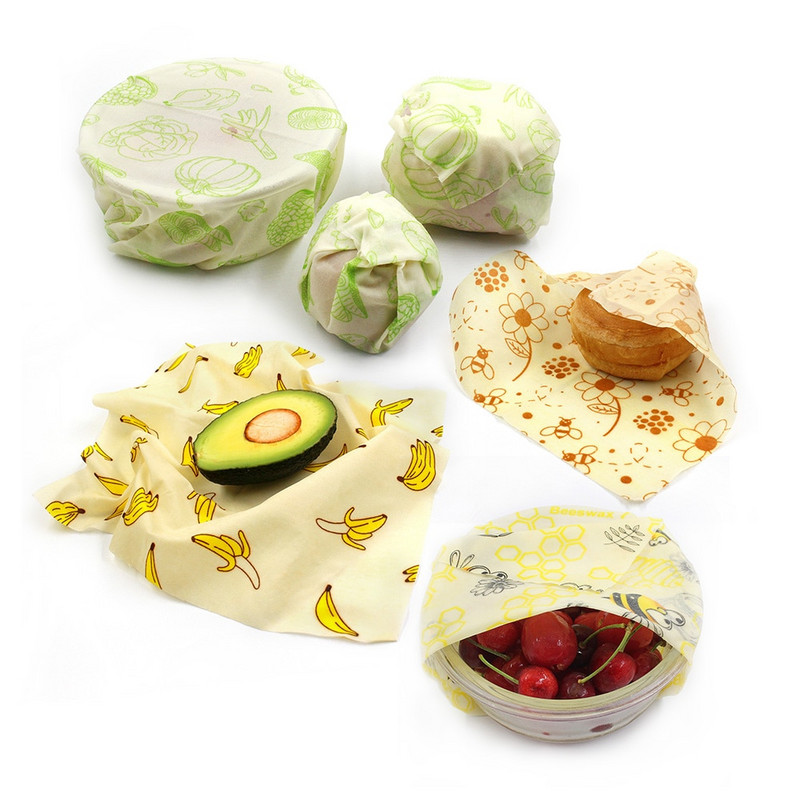 Ambalaje alimentare reutilizabile ecologice Ambalaj de plastic durabil Depozitare gratuită a alimentelor Înveliș cu ceară de albine organică Material de etanșare Unelte de bucătărie