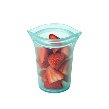 8 τεμ. σιλικόνης φρέσκια τσάντα αποθήκευσης αποθήκευσης αυτοσφραγιζόμενο μπολ σιλικόνης Ψυγείο τροφίμων σφραγισμένη τσάντα τροφίμων