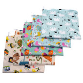 3 bucăți/set saci reutilizabile pentru gustare, pungă impermeabilă pentru sandvișuri de pâine, pentru școală, camping pentru copii